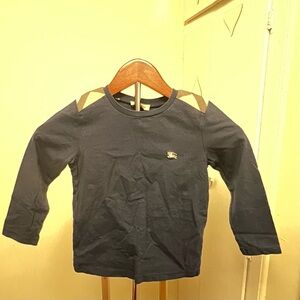 Kids Navy Blue Long Sleeve Shirt